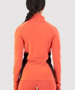 Mons Royale WOMEN Olympus Half Zip - High Vis