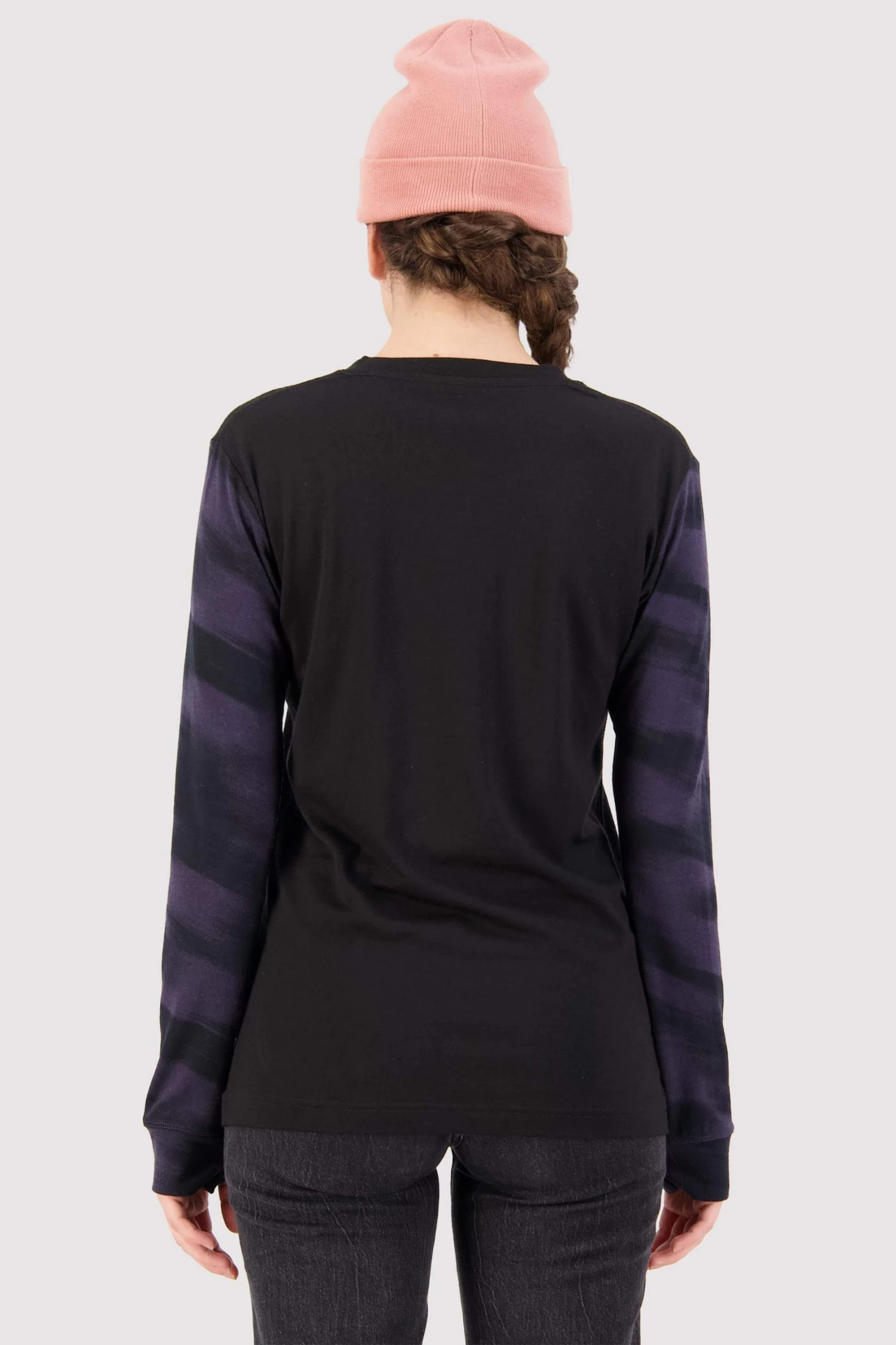 Mons Royale Yotei BF LS - Black Motion 9 WOMEN