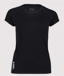 Mons Royale Bella Merino Air-Con Tee - Black