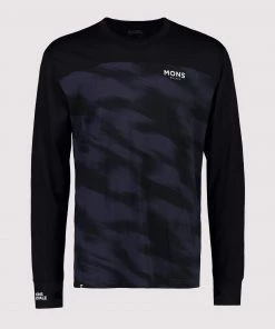 Mons Royale Yotei LS - Black Motion 9 MEN