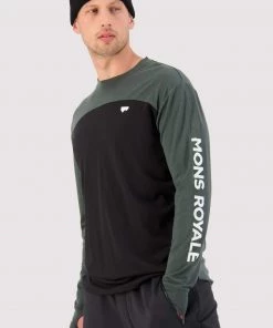Mons Royale MEN Yotei LS - Rosin Black