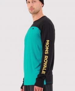 Mons Royale Yotei LS - Marina Black MEN