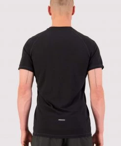 Mons Royale MEN Temple Merino Air-Con T-Shirt - Black