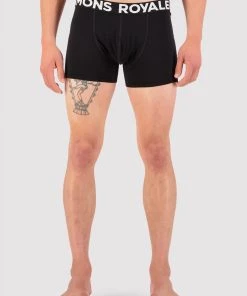 Mons Royale MEN Hold 'em Shorty Boxer - Black