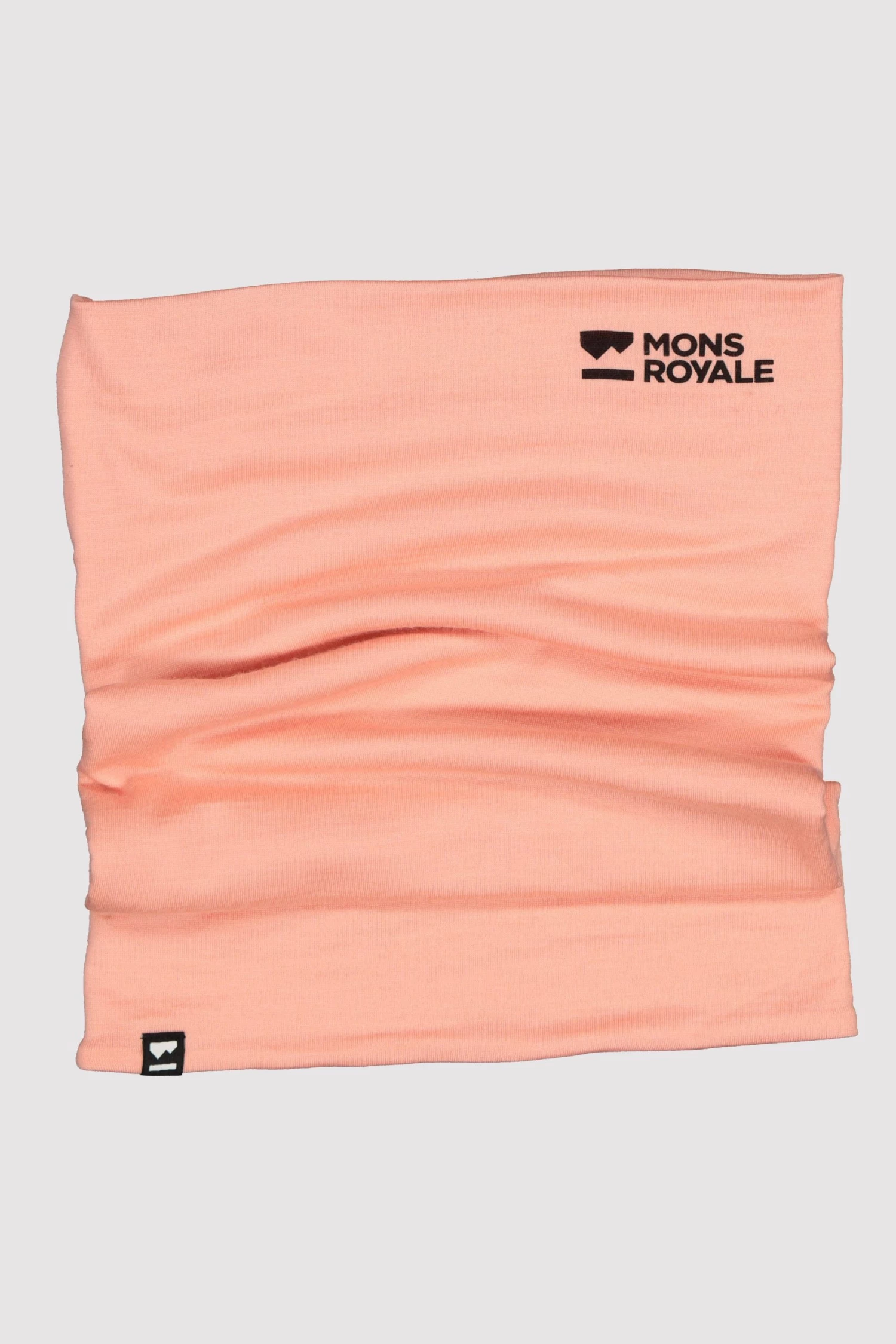 Mons Royale Double Up 100% Merino Neckwarmer - Peach