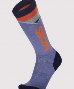 Mons Royale Socks Women's Lift Access Sock - Blue Velvet