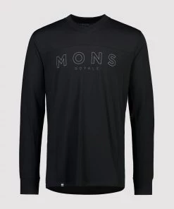 Mons Royale Redwood Merino Air-Con VLS - Black MEN
