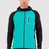Mons Royale Traverse Full Zip Hood - Marina Black