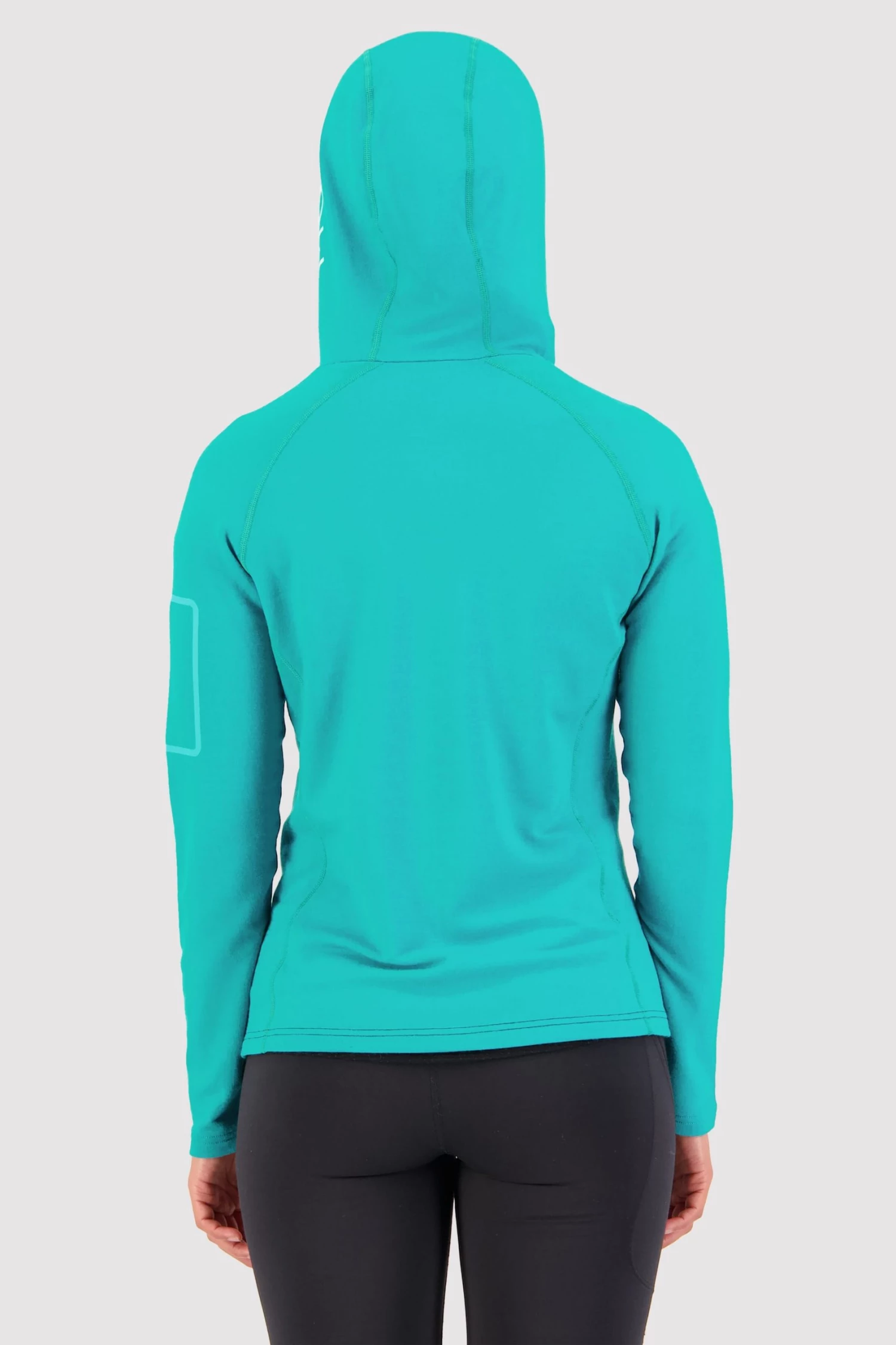 Mons Royale Ascend Full Zip Hood - Marina Black