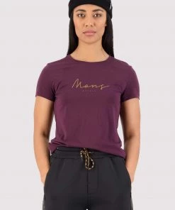 Mons Royale Icon Merino Air-Con Tee - Wine