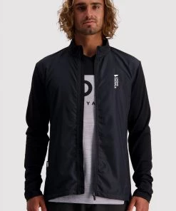 Mons Royale Redwood Merino Air-Con Wind Jersey - Black