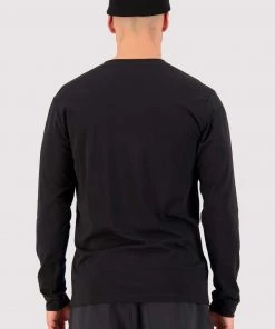 Mons Royale Icon Merino Air-Con LS - Black MEN