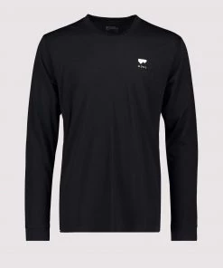 Mons Royale Icon Merino Air-Con LS - Black