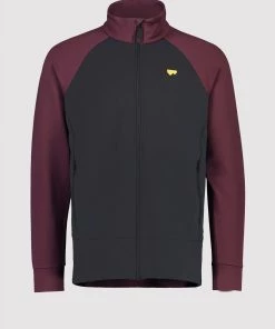 Mons Royale Nevis Merino Fleece Jacket - Wine Black