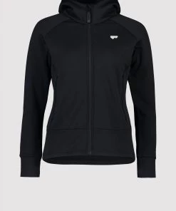 Mons Royale Nevis Merino Fleece Hood - Black WOMEN