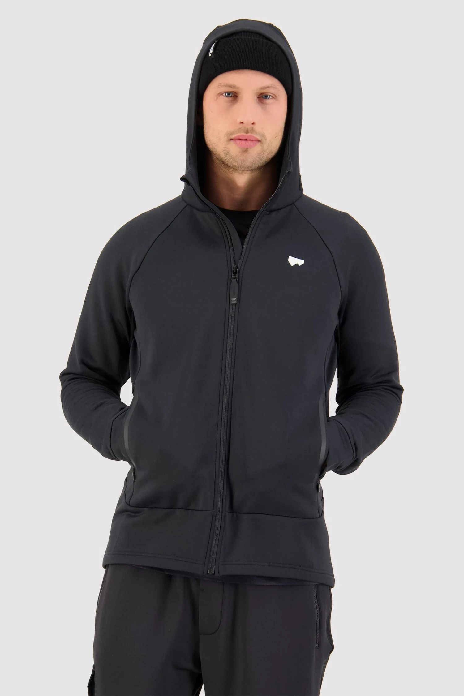 Mons Royale MEN Nevis Merino Fleece Hood - Black
