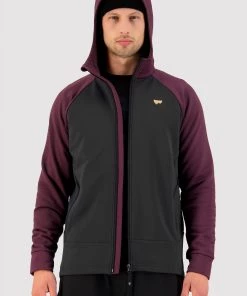 Mons Royale Nevis Merino Fleece Hood - Wine Black