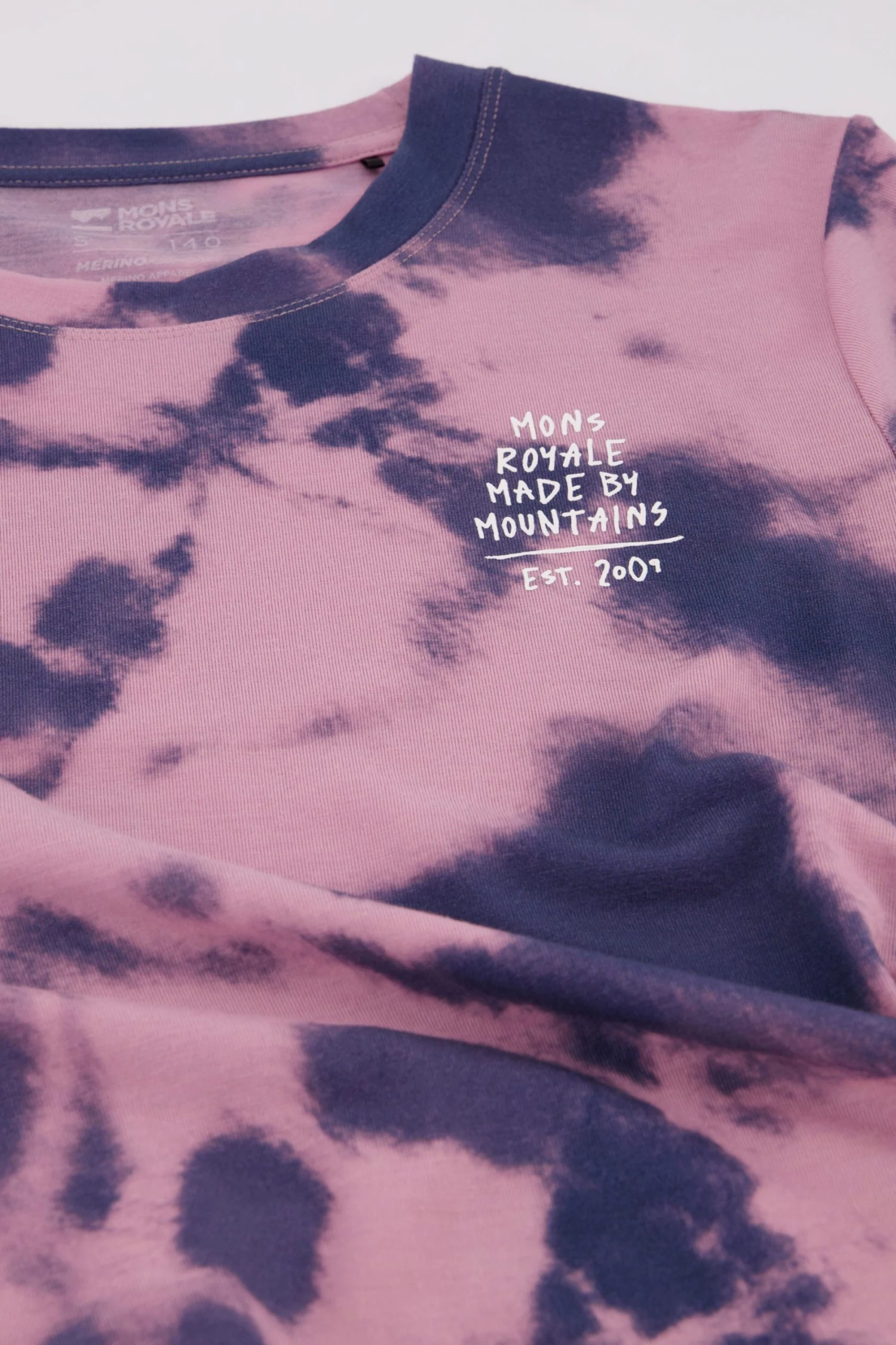 Mons Royale Icon Merino Air-Con Relaxed Tee Tie Dyed