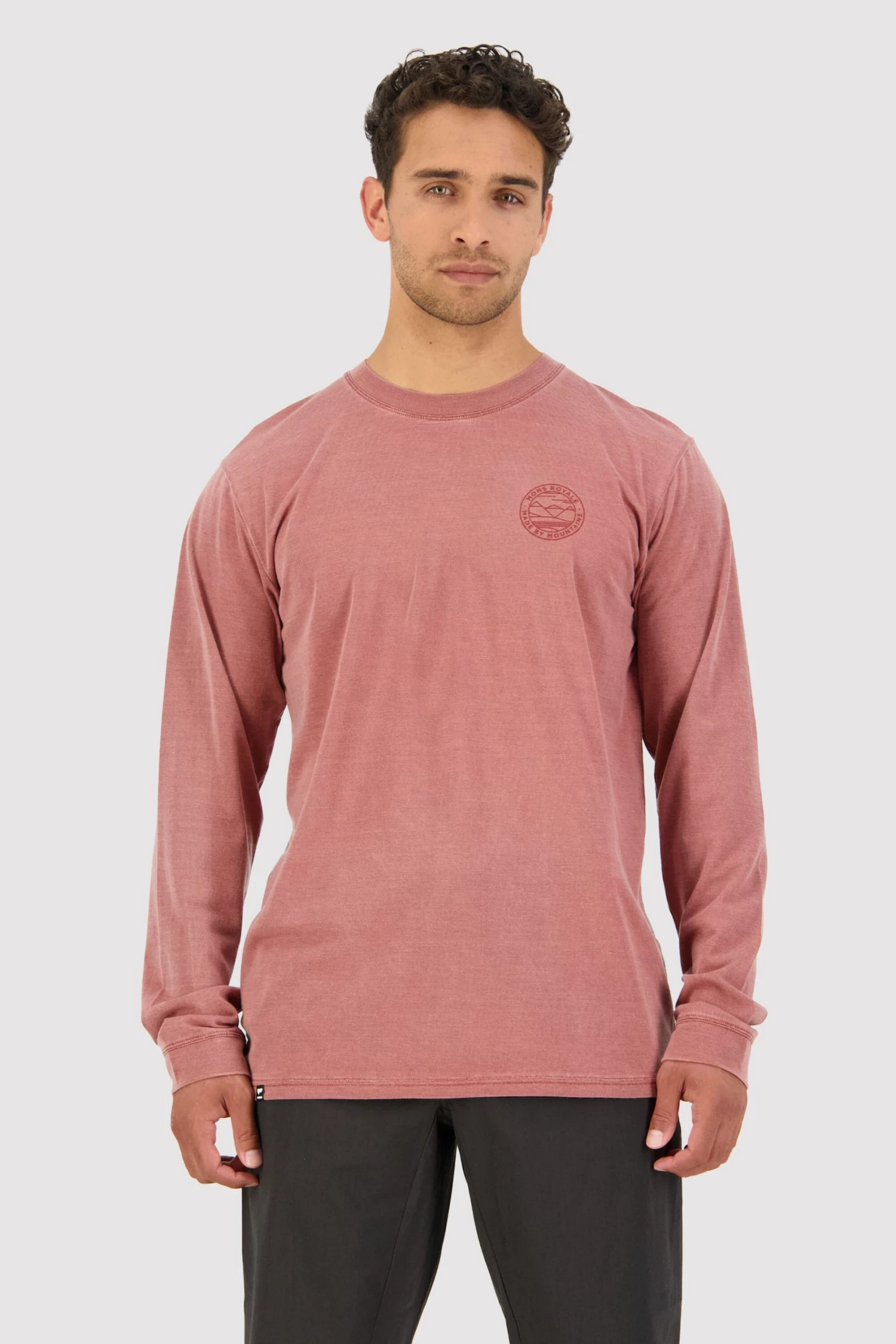 Mons Royale MEN Icon Merino Air-Con LS Vintage Wash