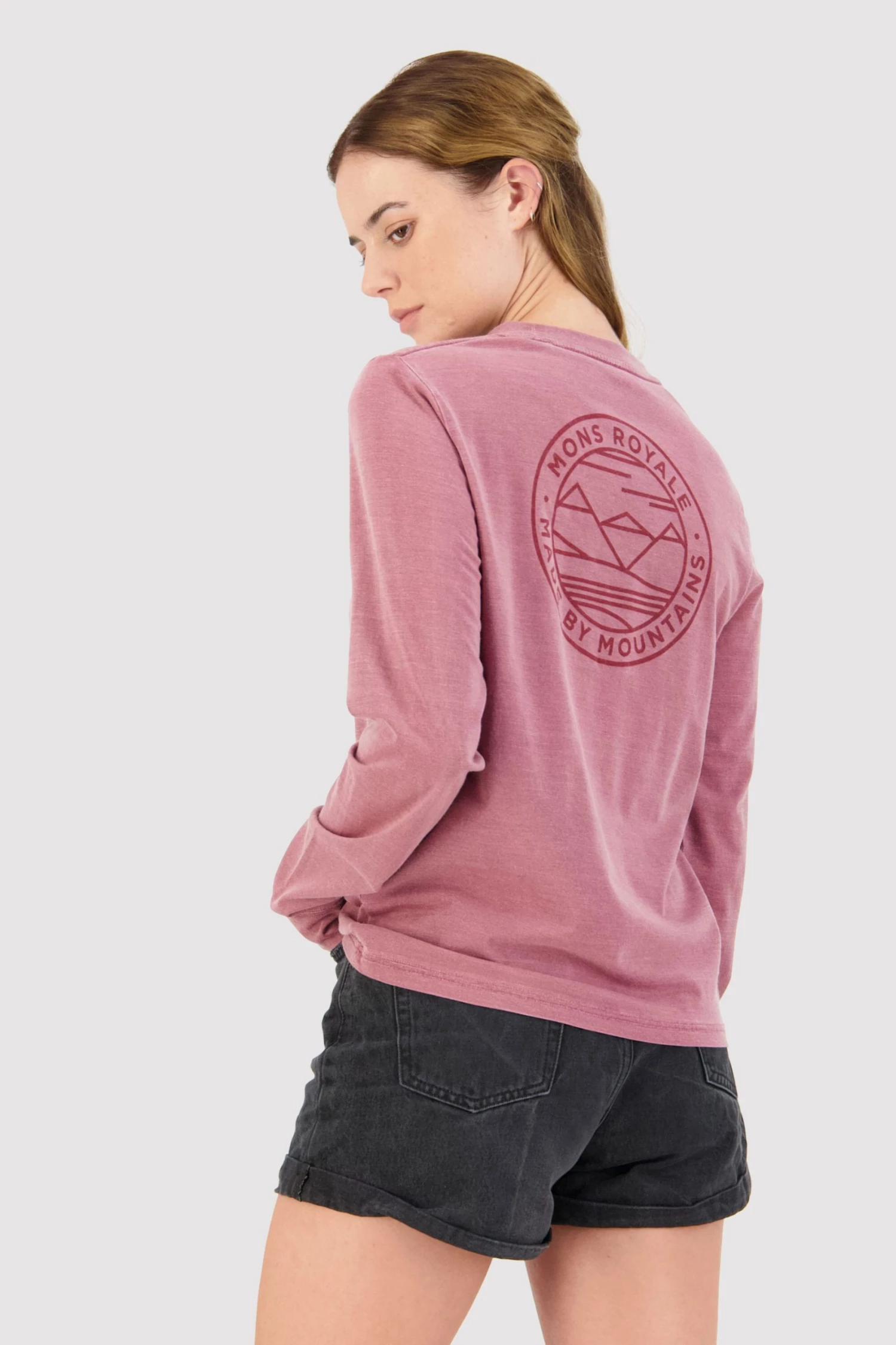 Mons Royale Icon Merino Air-Con Relaxed LS Vintage Wash