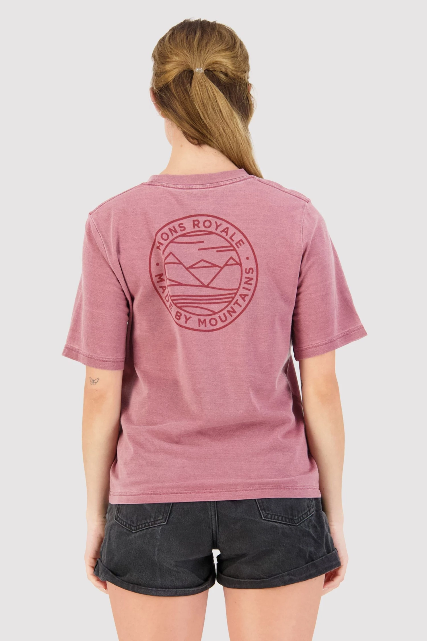 Mons Royale Icon Merino Air-Con Relaxed Tee Vintage Wash