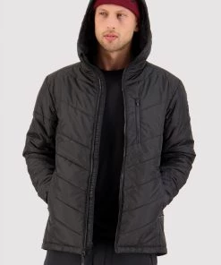 Mons Royale Nordkette Wool Insulation Hood - Black MEN