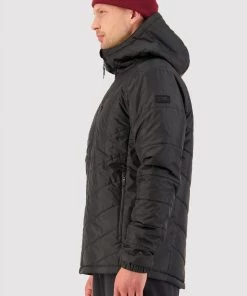 Mons Royale Nordkette Wool Insulation Hood - Black MEN