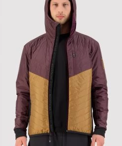 Mons Royale Arete Merino Insulation Hood - Toffee Wine MEN