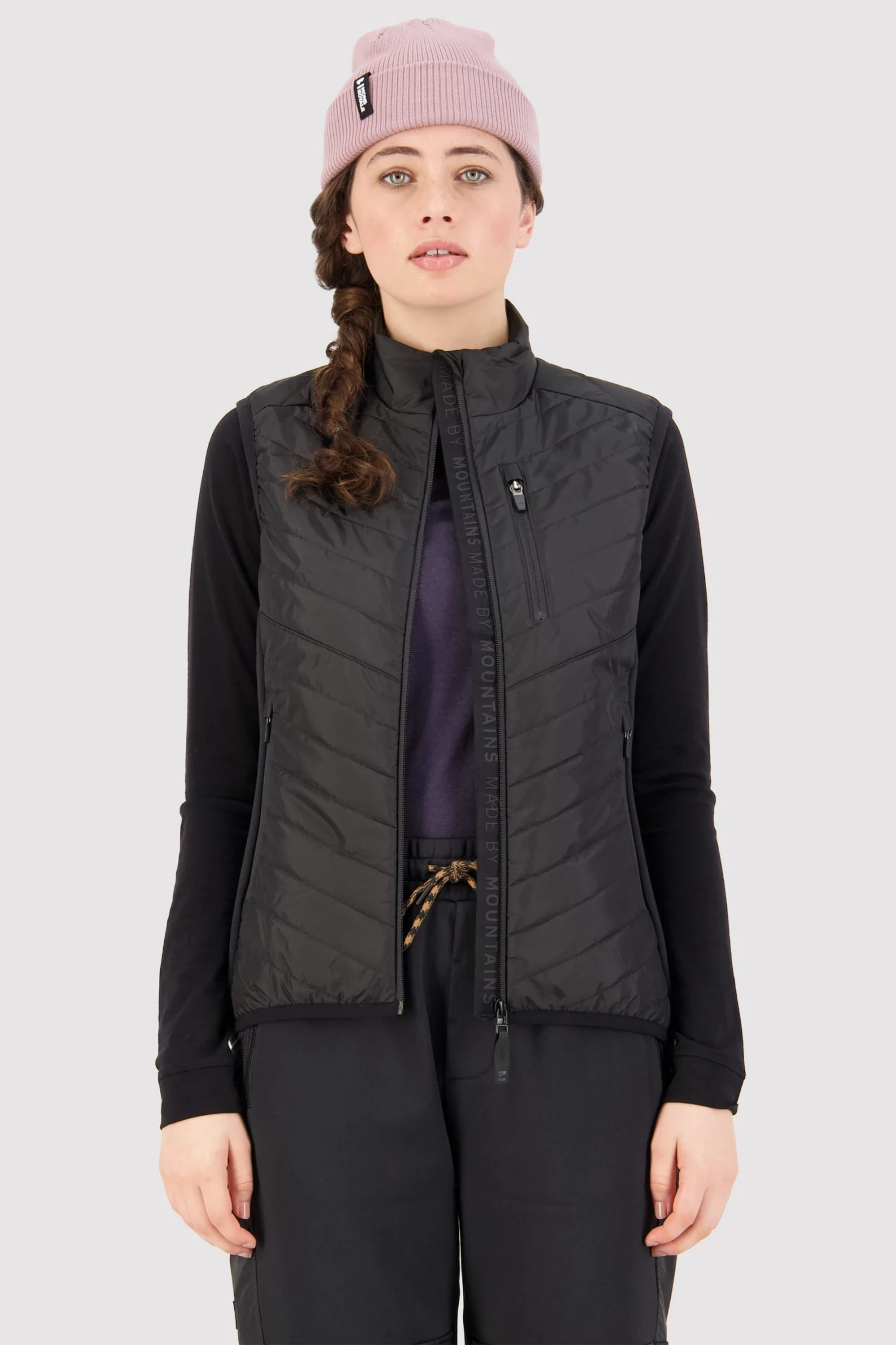 Mons Royale Neve Merino Insulation Vest - Black