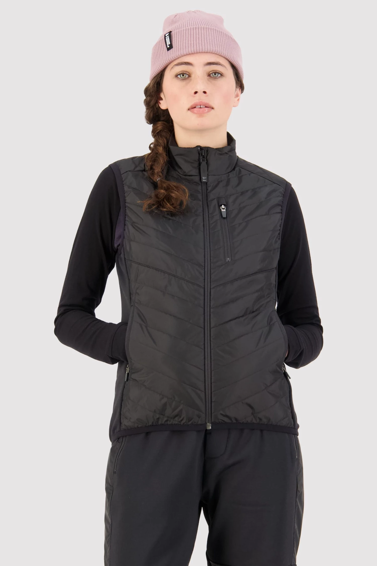 Mons Royale Neve Merino Insulation Vest - Black