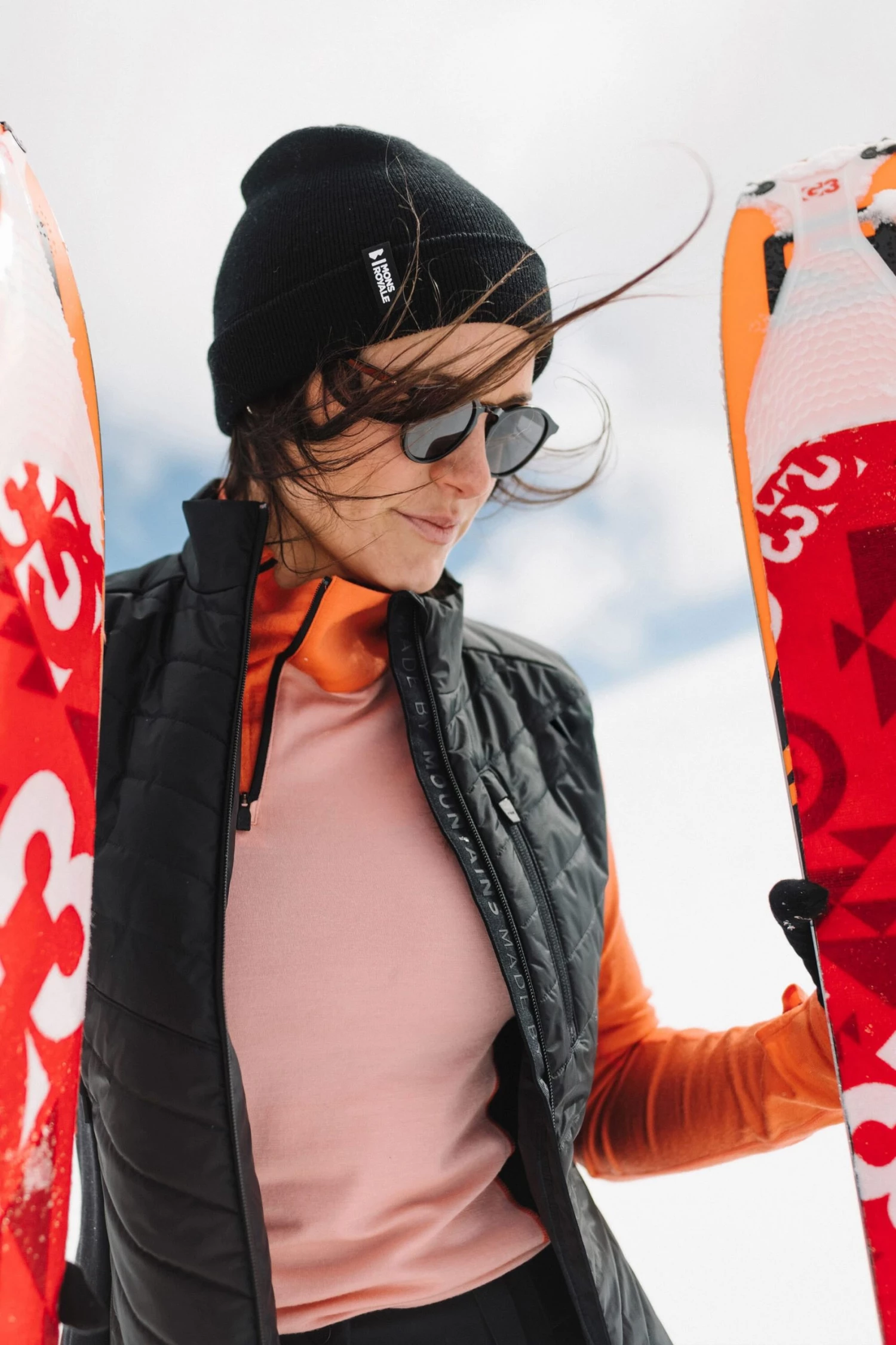 Mons Royale Neve Merino Insulation Vest - Black