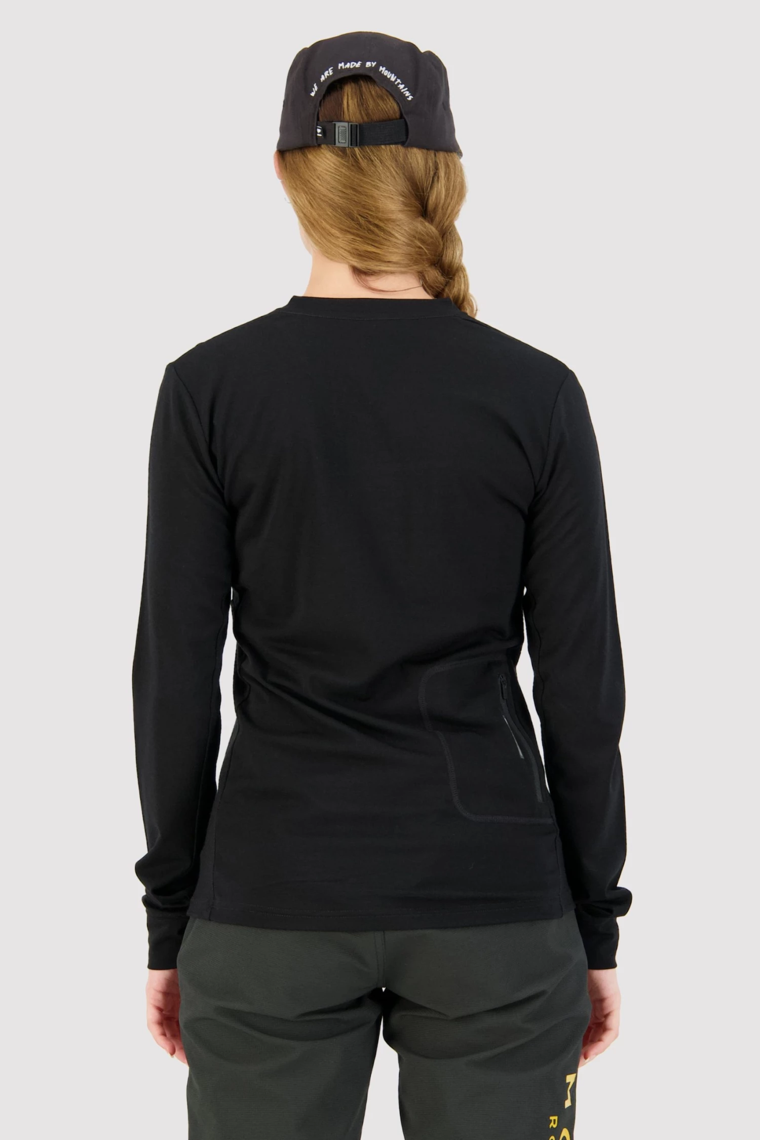 Mons Royale Bike Jerseys Redwood Merino Air-Con VLS - Black