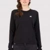 Mons Royale Icon Merino Air-Con Relaxed LS - Black
