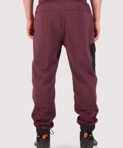 Mons Royale Decade Merino Fleece Pants - Wine MEN