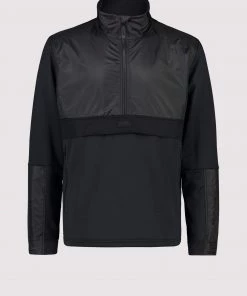 Mons Royale MEN Decade Merino Fleece Pullover - Black