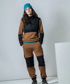 Mons Royale WOMEN Decade Merino Fleece Pullover - Toffee