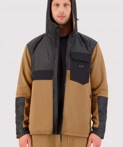 Mons Royale Decade Merino Fleece Hoody - Toffee