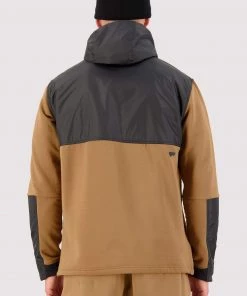 Mons Royale Decade Merino Fleece Hoody - Toffee