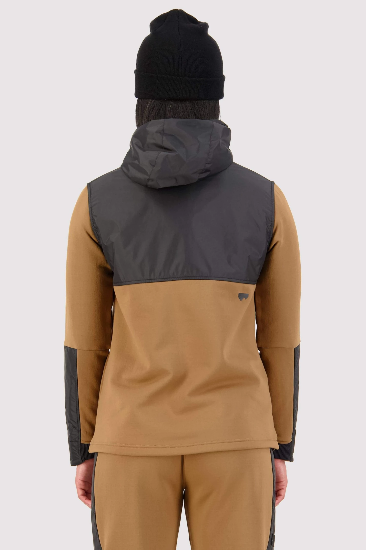 Mons Royale Decade Merino Fleece Hoody - Toffee WOMEN