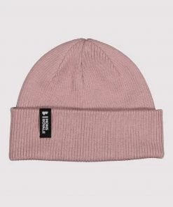 Mons Royale McFish 100% Merino Beanie - Mauve