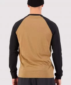Mons Royale Icon Merino Air-Con Raglan - Toffee Black MEN