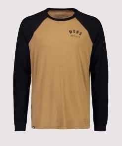Mons Royale Icon Merino Air-Con Raglan - Toffee Black MEN