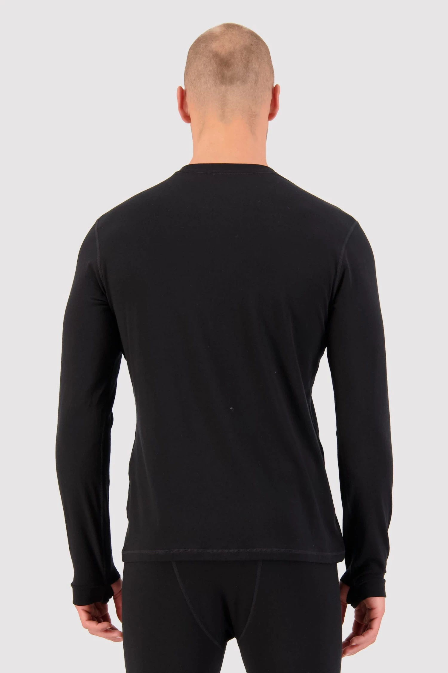 Mons Royale Cascade Merino Flex LS - Black MEN