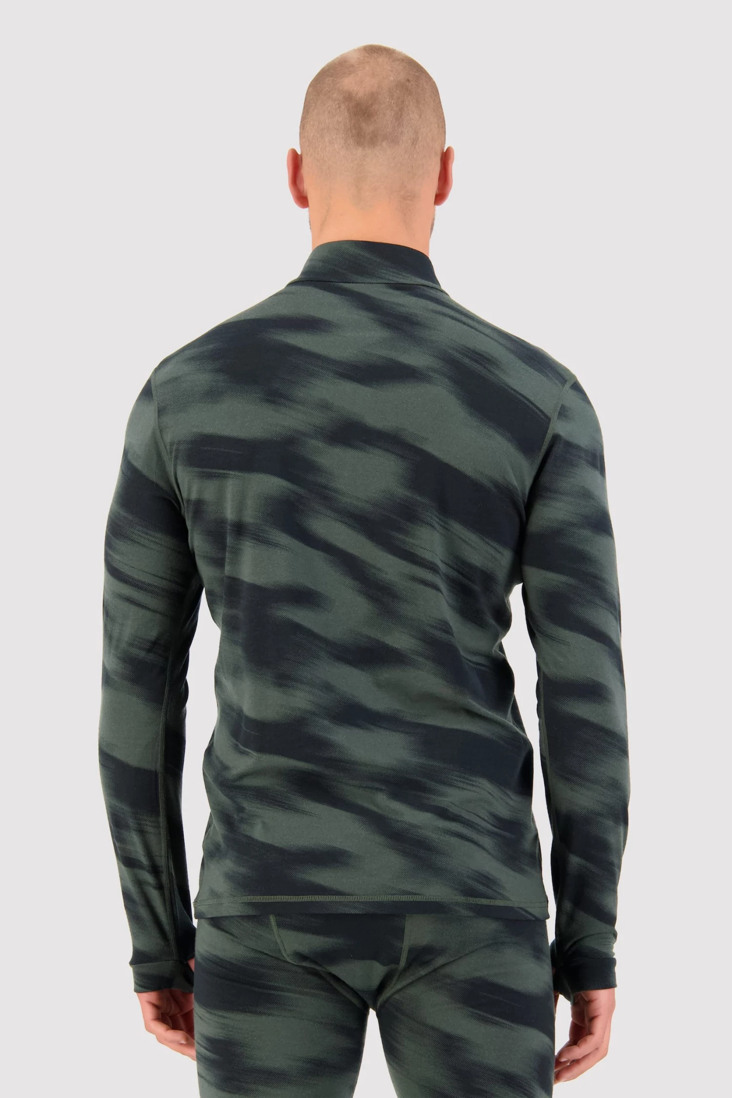 Mons Royale Cascade Merino Flex 1/4 Zip - Rosin Motion