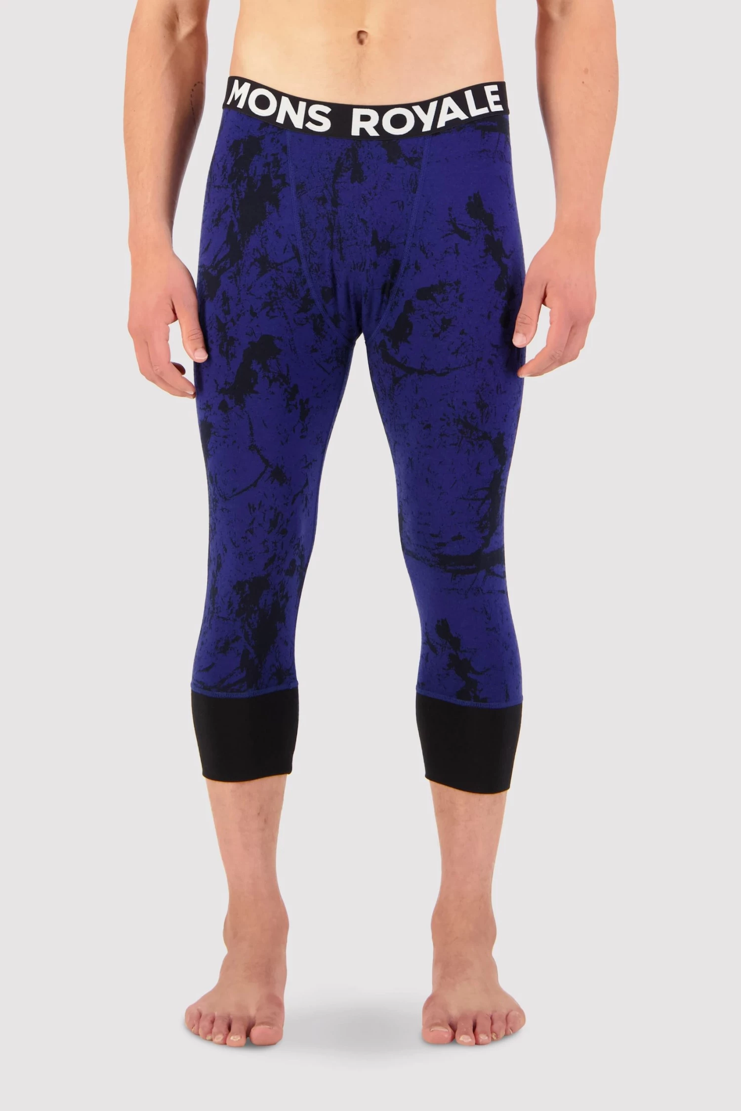 Mons Royale Cascade Merino Flex 3/4 Legging - Element Camo