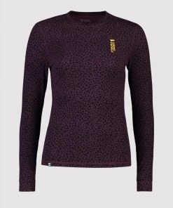 Mons Royale Cascade Merino Flex LS - Winter Leopard