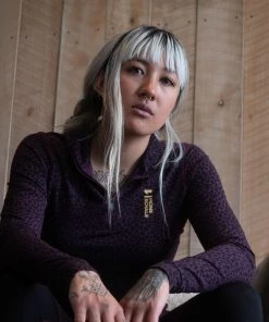 Mons Royale Cascade Merino Flex LS - Winter Leopard