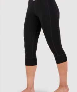 Mons Royale Cascade Merino Flex 3/4 Legging - Black