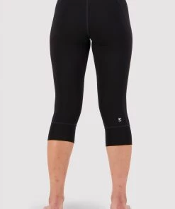 Mons Royale Cascade Merino Flex 3/4 Legging - Black