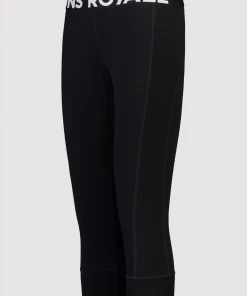 Mons Royale Cascade Merino Flex 3/4 Legging - Black
